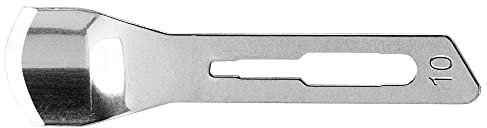 10 Stk, Nr.10 Hohlmeißelklingen Fußpflege Klingen, Kosmetex