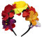 Serre-tête à fleurs mexicaines pour Halloween, fête des morts, accessoire pour cosplay, carnaval, fête d'Halloween