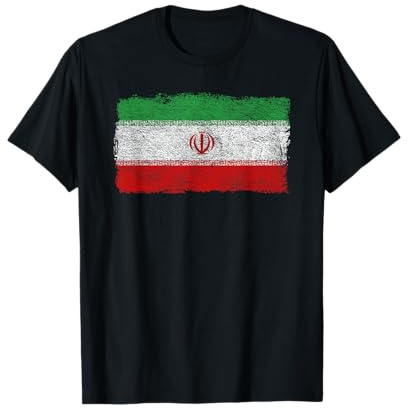NATIONAL FLAG OF IRAN TEHRAN PERSIAN PRIDE T-Shirt