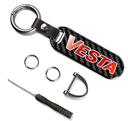 Tbkoly Auto-Schmuckstück mit individuellem Auto Schlüsselanhänger Metalllegierung Auto-Multifunktions-Schlüsselanhänger, für Lada Vesta SV