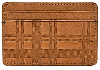 Fossil Mens Bronson Bifold, Camel, 10.8 cm L X 0.13 cm W X 7.62cm H EU