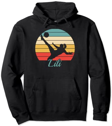 Lili Fußball Geschenk - Custom Name Shirt - Lili Pullover Hoodie