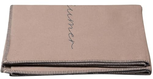 David Fussenegger [W0724] 100% Baumwolldecke Tagträumer (GOTS) Natur, 200x150 cm