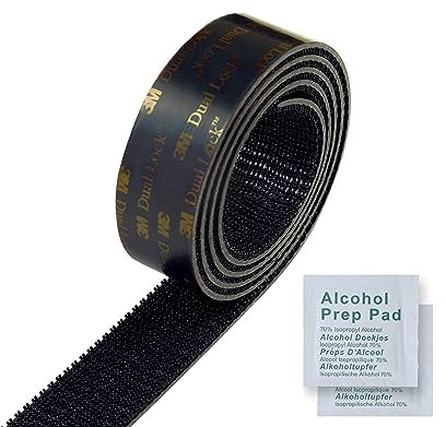 3M Dual Lock SJ3550CF adhäsive band dünn extra stark klebepads Hochleistung wasserfest ablösbar rückständelos Klettpunkte Klebeband Klebestreifen (3M SJ3550CF_25.4mm x 1meter)