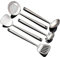 Abcsea 5 Pièces Accessoires Set de Cuisine, Cuillères de Cuisine, Ustensiles de Cuisine Inox, Spatules Cuisine Inox, Gadgets de Cuisine, avec Poignée Creuse
