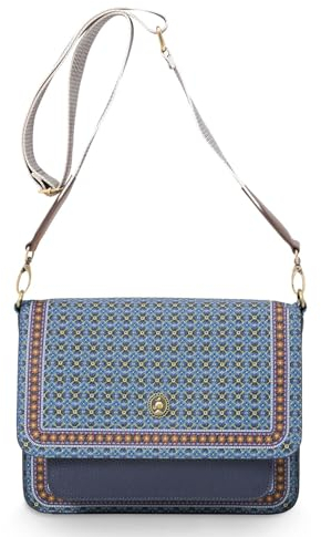 Pip Studio [A] Cross Body Flap Clover Blue 25x7x20cm