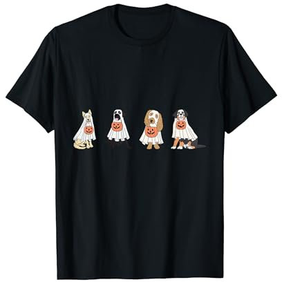 Ghost Dog Halloween Cute T-Shirt