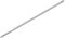 sourcing map Metrischer Gewindebohrer M4 x 0,7 H2 150 mm, extra lang, gerade Nut, Gewindebohrer, Gewindebohrer, Reparaturwerkzeug