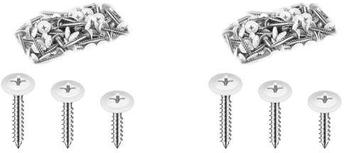 Spactz 240x Vis Blanches Bois Blanc TôLe Vis Filetage TêTe BombéE Autotaraudeuse Blanc Pan Cabinet Vis