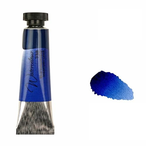 7 Artists Aquarelle Bleu Indanthrène Tube 10 ml | Palette Peinture | Coffret | Watercolor Pour Adulte