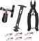 Bike Chain Tools Set, Bike Chain Link Pliers & Bike Chain Splitter Tool & Chain Wear Tool & 3 Bike Riveting for 6/7/8/9/10 Speed Speed Chains Link Repair, for Road Mountain Sports Bike