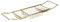 Fenteer Bath Basin Rack, Bath Tub Table Board, Bathtub Shelf Wire Bathing Rack, over Bathtub Tray, Bath Tub Rack for Shampoo, Soap, Gold