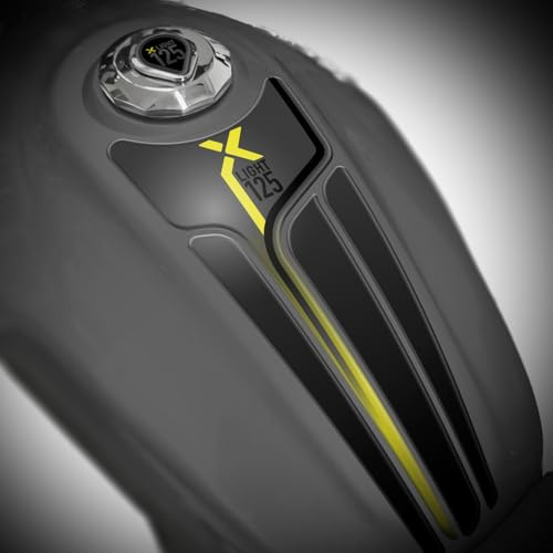 Az Graphishop Tankpad aus 3D-Harz, kompatibel mit Keeway X-Light 125 FM-1152 (Matte Black)