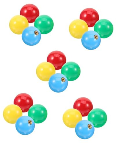 Yardwe 5sets Joystick Ball Top Handle Replacement Game Stick Head for DIY Parts Easy Installation and Durable Design Compatible with Various Game Types 4pcs*5