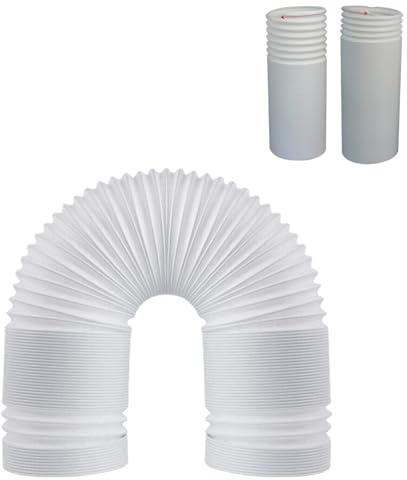 Portable Air Conditioner Exhaust Hose | 5.9 Inch (15 cm) Diameter | Anti & Clockwise Thread Options | Flexible Replacement Vent Hose for Mobile AC Units (Clockwise, 5m)