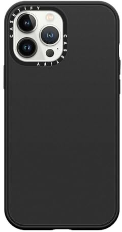 CASETiFY Impact iPhone 13 Pro Max Case [4X Military Grade Drop Tested / 8.2ft Drop Protection/Compatible with Magsafe] - Matte Black