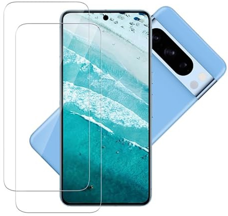 Banuyaw für 2 Stück Schutz Folie Google Pixel 8 Pro Panzerglas, für Displayschutz Pixel 8 Pro 5G Schutzfolie, 9H Kratzfest Glas HD Clear Schutzglas Panzerfolie
