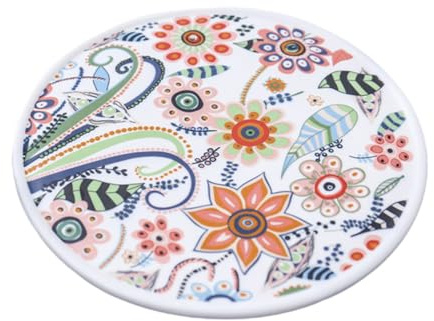 TOVINANNA Piatto in Ceramica per Pizza e Dessert Design Semplice, senza Bave e Rispettoso Dell'ambiente, per Regali la Casa e Decorazioni