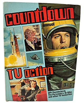Countdown Annual for TV action 1973; UFO Thunderbirds The Persuaders Dr Who etc.