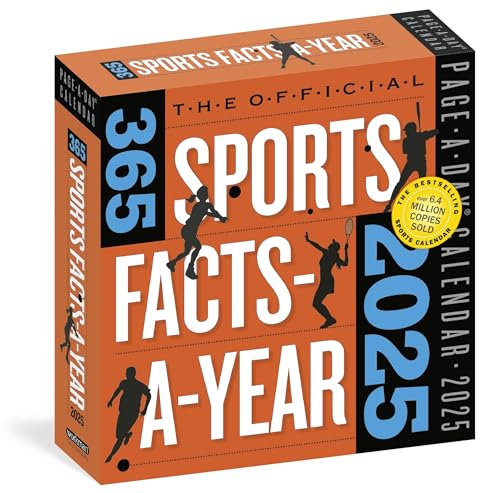 Official 365 Sports Facts-A-Year Page-A-Day® Calendar 2025: Triva, Record-Breaking Feats, Come from Behind Wins & Quotes