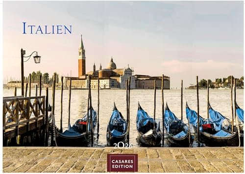 Italien Kalender 2026 – Wandkalender | Fotokalender Italien 24x35 cm mit 12 traumhaften Motiven der Reisedestination Italien