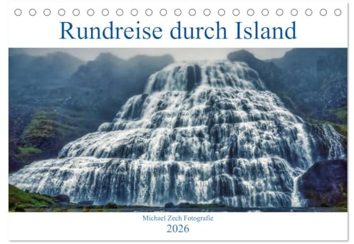 Eine Rundreise durch Island (Tischkalender 2026 DIN A5 quer), CALVENDO Monatskalender: Impressionen unser Island Rundreise im Sommer. (CALVENDO Orte)