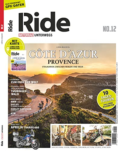RIDE - Motorrad unterwegs, No. 12: Cote d'Azur / Provence