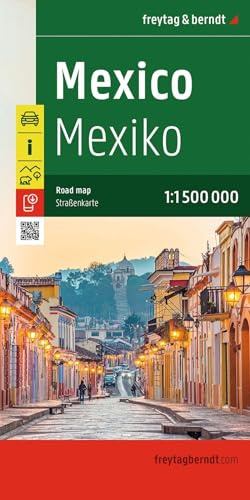 freytag & berndt Straßenkarte Mexiko 1:1,5 Mio.: wegenkaart schaal 1:1.500.000