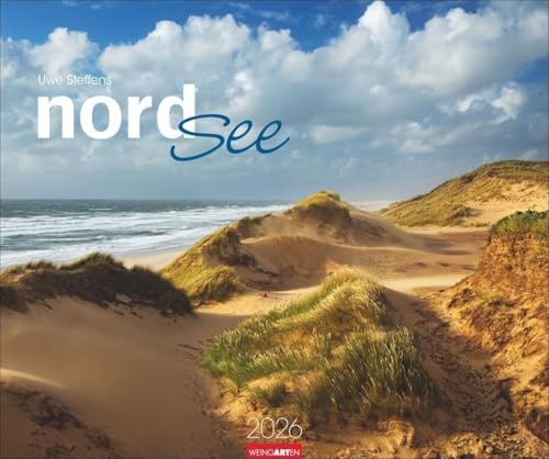 Nordsee Kalender 2026: Atemberaubende Fotos von Uwe Steffens in einem großen Wand-Kalender. Deutsche Nordseelandschaften in einem Kalender im Großformat. 55x46 cm Querformat (Reisekalender Weingarten)