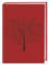 Terminer A6 2023. Roter Terminkalender mit geprägtem Kunstledereinband. Buch-Kalender mit praktischen Infos und Zitaten. Taschenkalender 2023 zum Planen von Terminen