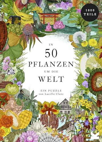 Laurence King Verlag Around the World in 50 Plants A 1000 Piece Puzzle