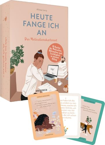 Heute fange ich an - Das Motivationskartenset: 48 Karten für Motivation, Affirmation und Leichtigkeit in deinem Alltag. Gegen Prokrastination, für ... Zielerreichung & tägliche Selbstmotivation