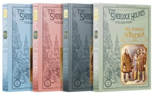The Sherlock Holmes Collection Pack I. Contiene 4 libri: Uno scandalo in Boemia, Il carbonchio azzurro, Barbaglio d'Argento e Il problema finale