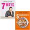 Jamie Oliver 2-Bücher-Sammlungsset (7 einfache Ideen für Ihre Lieblingszutaten und 5 mediterrane Zutaten)