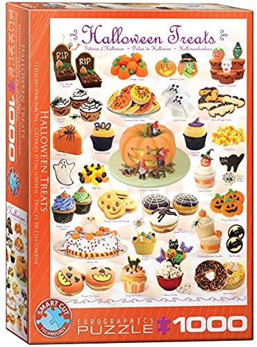 Eurographics 6000-0432 World Globetrotter Halloween Puzzle, Mehrfarbig, 68x48cm