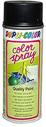 Duplicolor 740442 Color Spray, Noir Satin, 400 ML