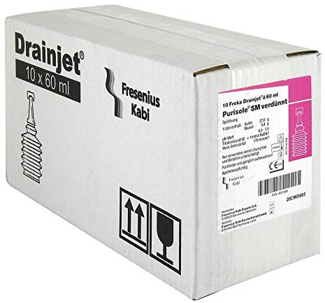 Freka Drainjet Purisole SM verdünnt Spülllösung, 10X60 ml