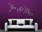 Klebeheld® Wandtattoo You and me