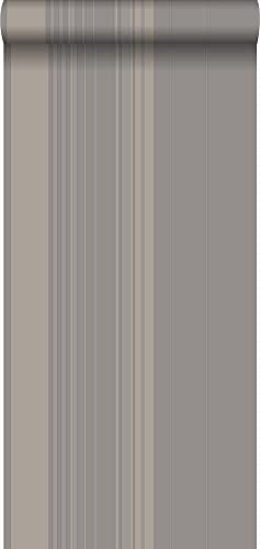 Origin papier peint à rayures taupe et bronze brillant 53 cm x 10,05 m Wallcoverings