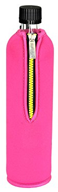 Biodora Dora´s Glasflasche mit Neoprenbezug 500 ml (pink)