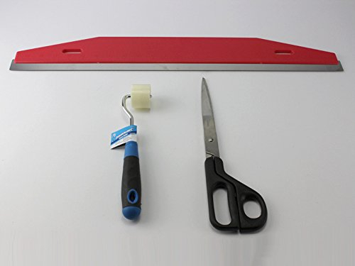 Tapezier Set Tapeten Nahtroller Schneid Lineal Schere