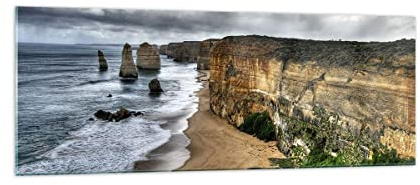 ARTTOR Glasbild 140x50cm Wandbild Glasdruck Landschaften Natur - 0141