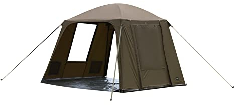 MK-Angelsport Aufenthaltszelt Küchenzelt 4 Personen Karpfenzelt DomeSocial Roomer Angelzelt Anglerzelt Zelt