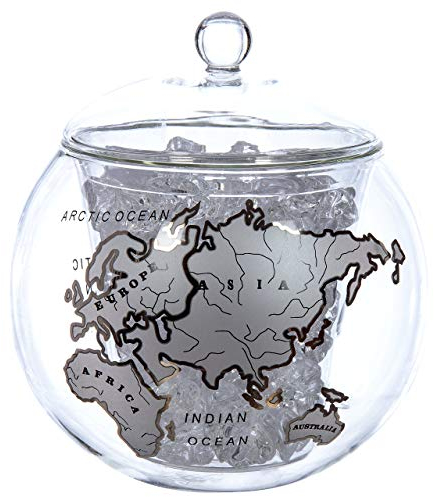 Mixology Vintage Globe Ice Bucket Silver