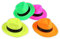 The Glowhouse - Juego de 12 sombreros de fiesta divertidos para niños, adolescentes y adultos, accesorios para fiestas de neón (12 unidades)