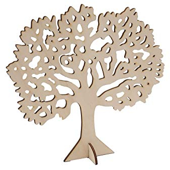 ZauberDeko Baum des Lebens Lebensbaum Holz Natur Kommunion Konfirmation Tischdeko Deko