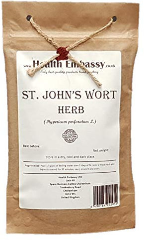 Hipérico Té (Hypericum perforatum) / St. John's Wort - Health Embassy - 100% Natural (100g)