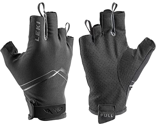 LEKI Unisex-Adult Multi Breeze Short Handschuhe, Schwarz, EU 10
