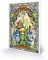 The Legend of Zelda Artwork Wood Print (Stained Glass Design) 20cm x 29.5cm - Official Merchandise ​