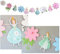 Party-Girlande Banner Prinzessin Party Dekoration Partykette Hängedekoration Geburtstagfahne Wimpel